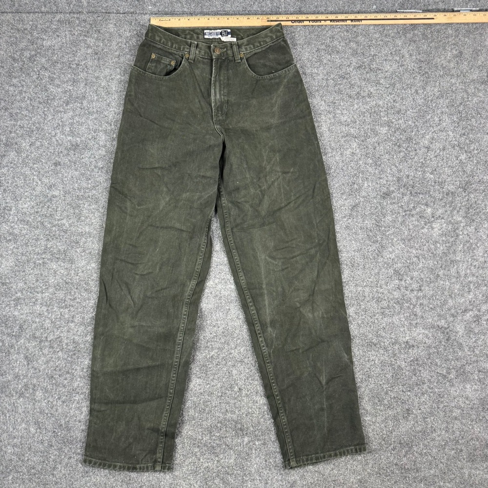 Gap Jeans Womens Size 8 Green Relaxed Fit Best Basics Cotton Denim High Rise